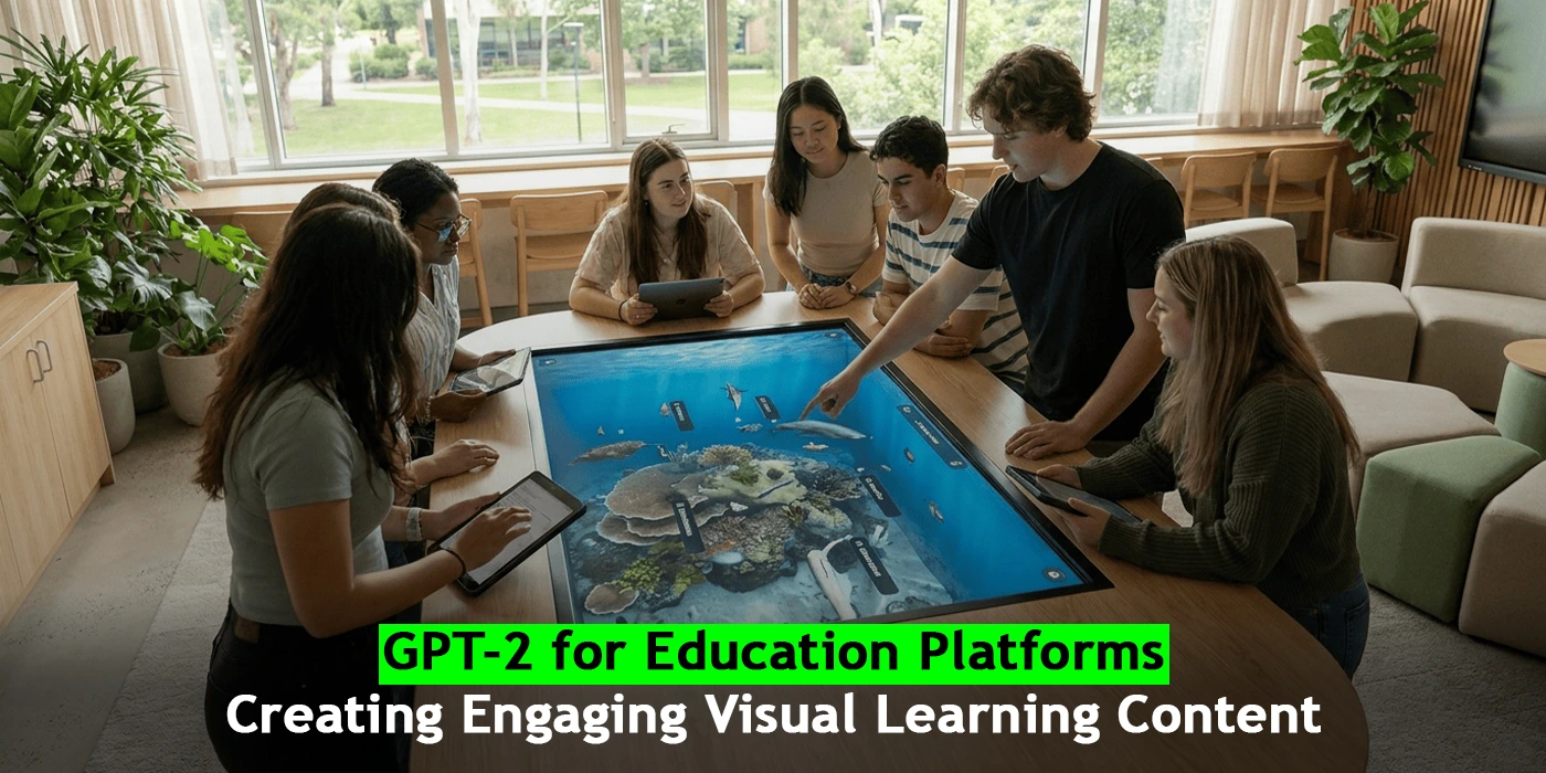 GPT-2 for Education Platforms: Creating Engaging Visual Learning Content